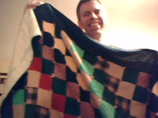 Day 34 – Train Set and Quilt (Throw)